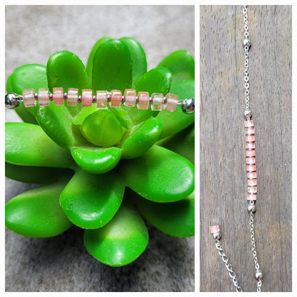 Bracelets Fins en Acier & Pierres Naturelles – Énergie et Élégance - Bracelets pierres naturelles - Flore Holistic