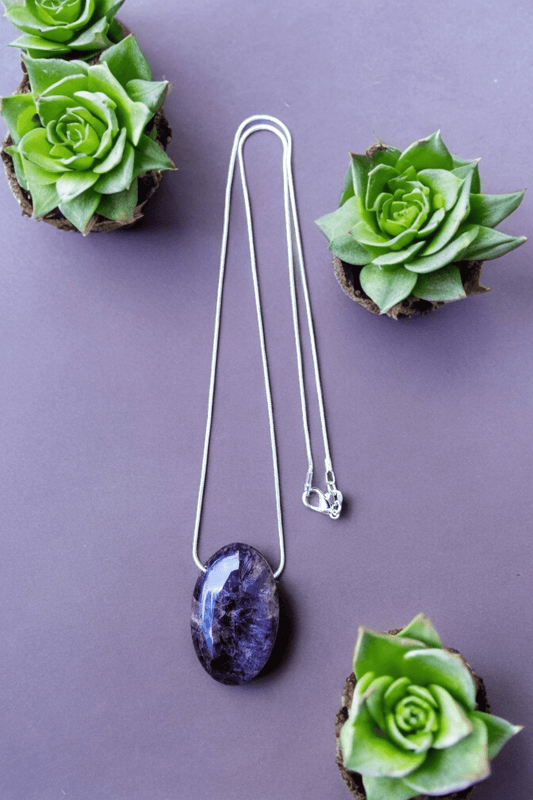 Collier Améthyste AAA Uruguay – Sérénité, Protection et Intuition - Collier pierres naturelles - Flore Holistic