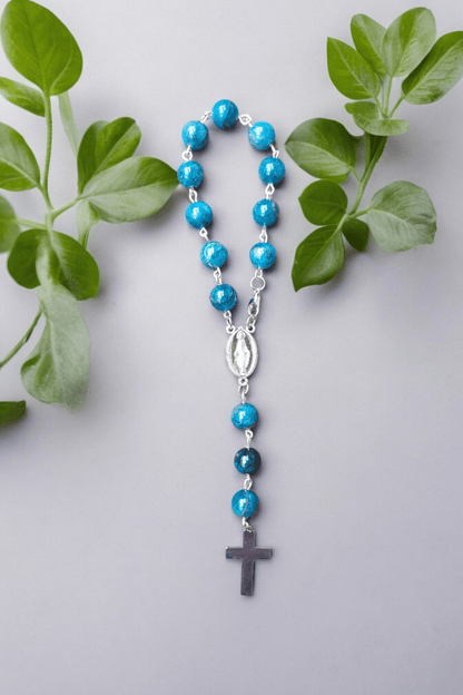 Dizainier en apatite - Chapelet pierres naturelles - Flore Holistic