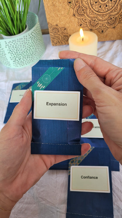 Oracle Trésor Minéral – 21 Sachets Intuitifs (Édition Limitée) - Flore Holistic