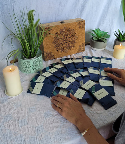 Oracle Trésor Minéral – 21 Sachets Intuitifs (Édition Limitée) - Flore Holistic