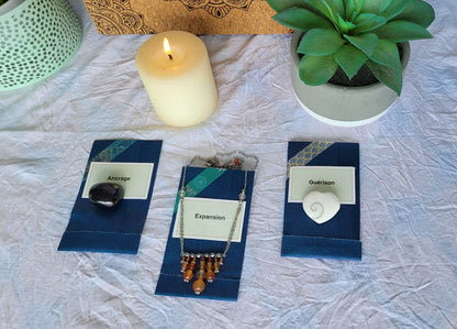 Oracle Trésor Minéral – 21 Sachets Intuitifs (Édition Limitée) - Flore Holistic