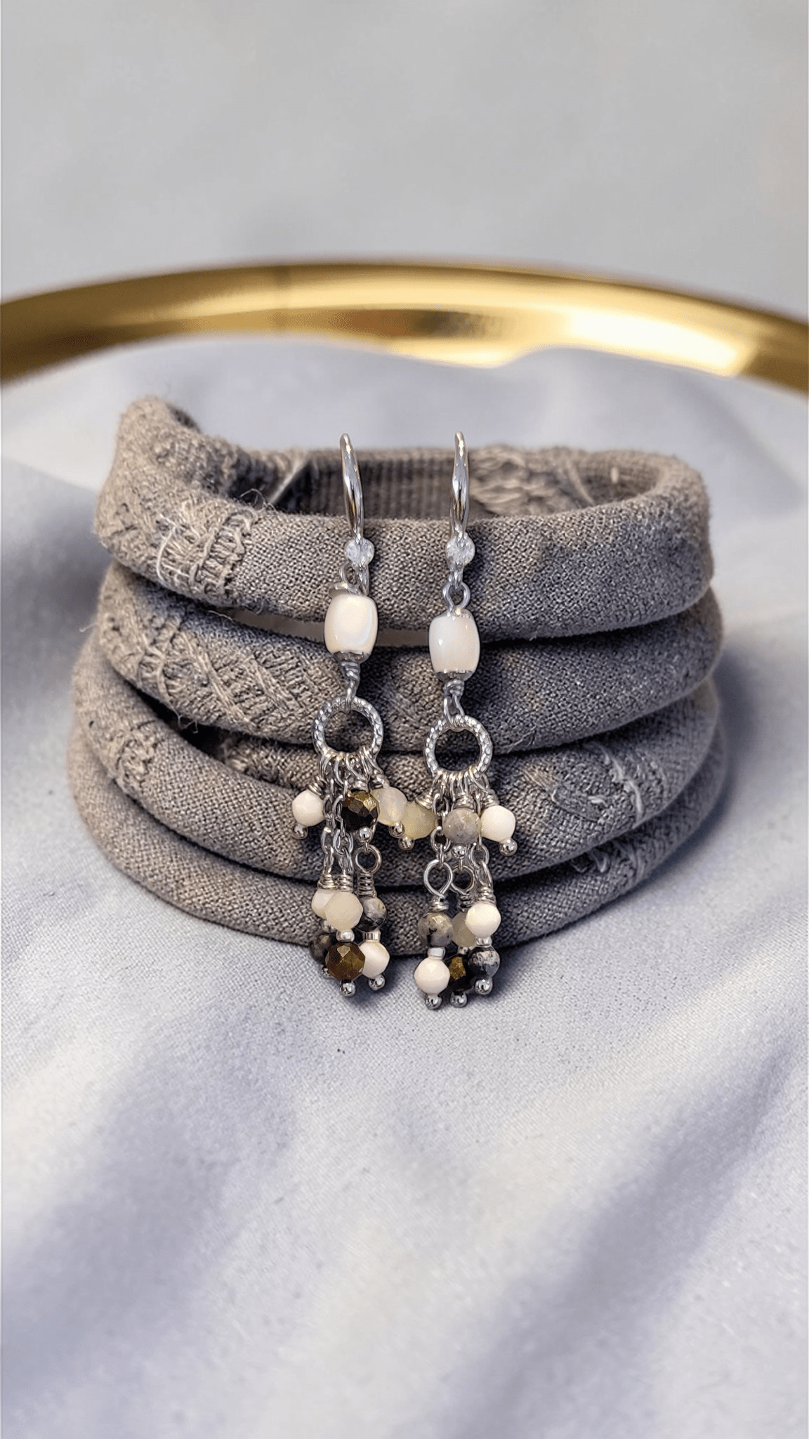 Parure en pierres naturelles – Aventurine, Turquoise africaine - Collier pierres naturelles - Flore Holistic