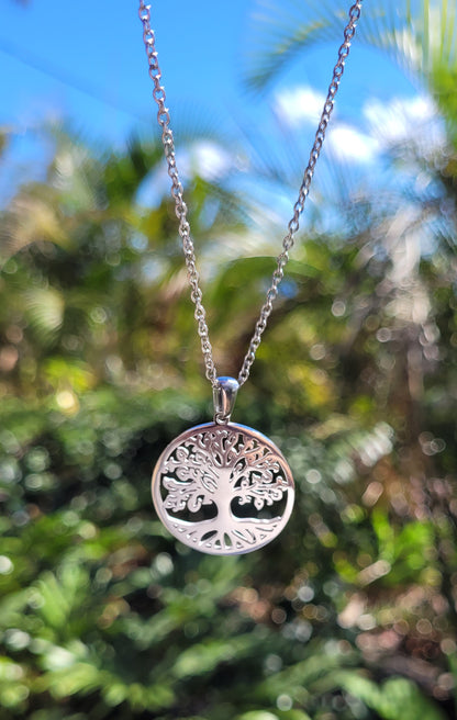 ✨ Collier Arbre de Vie ou Métatron – Acier inoxydable