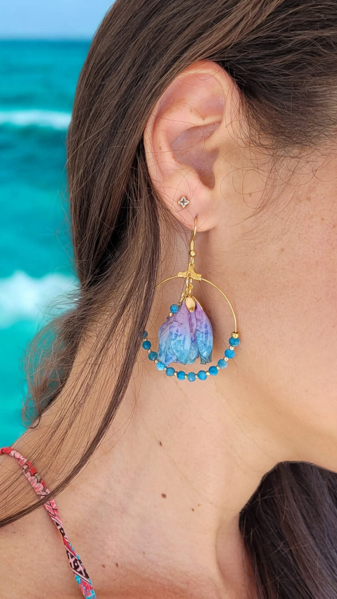 Boucles “Fleurs Bohèmes”