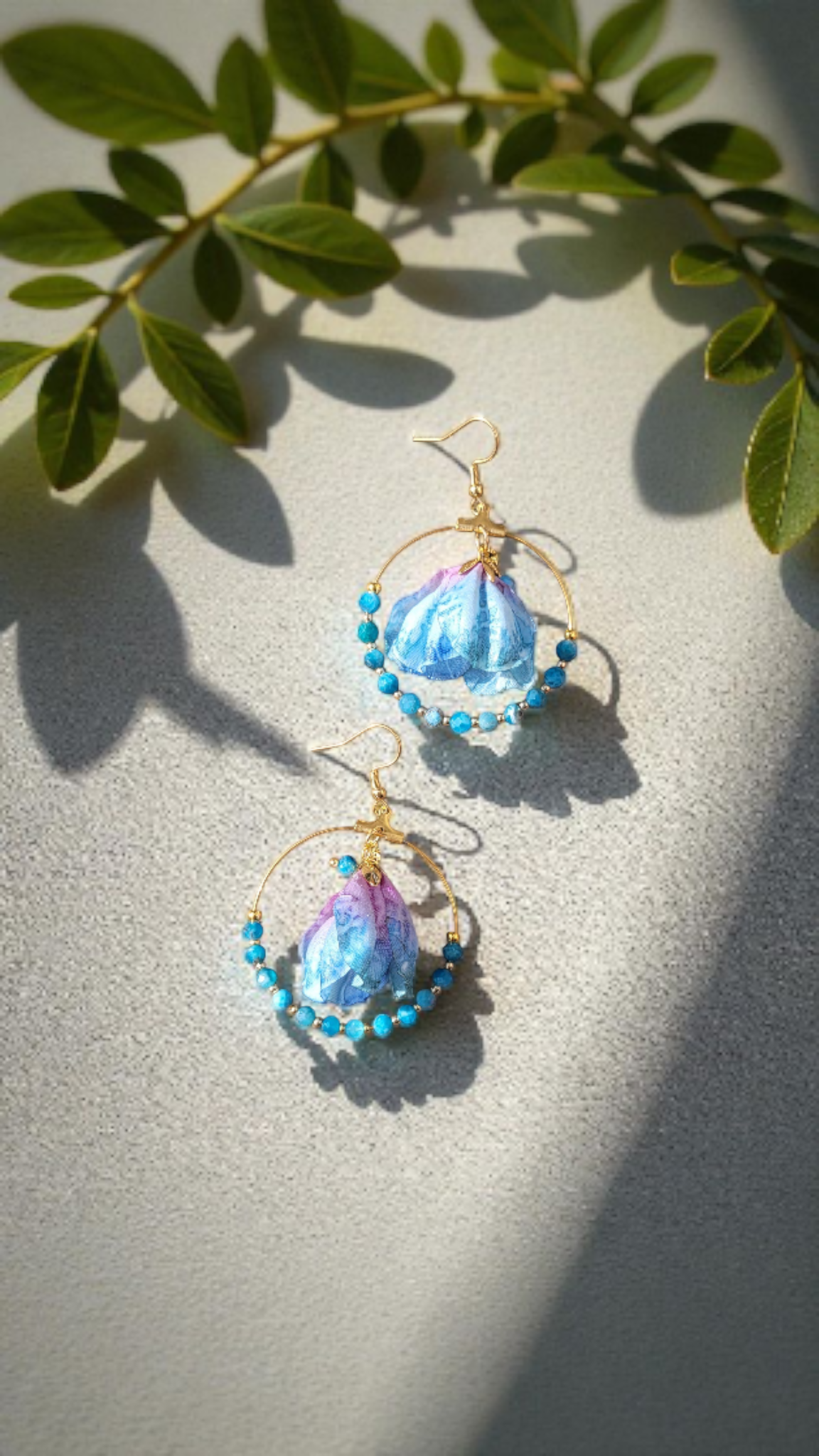 Boucles “Fleurs Bohèmes”