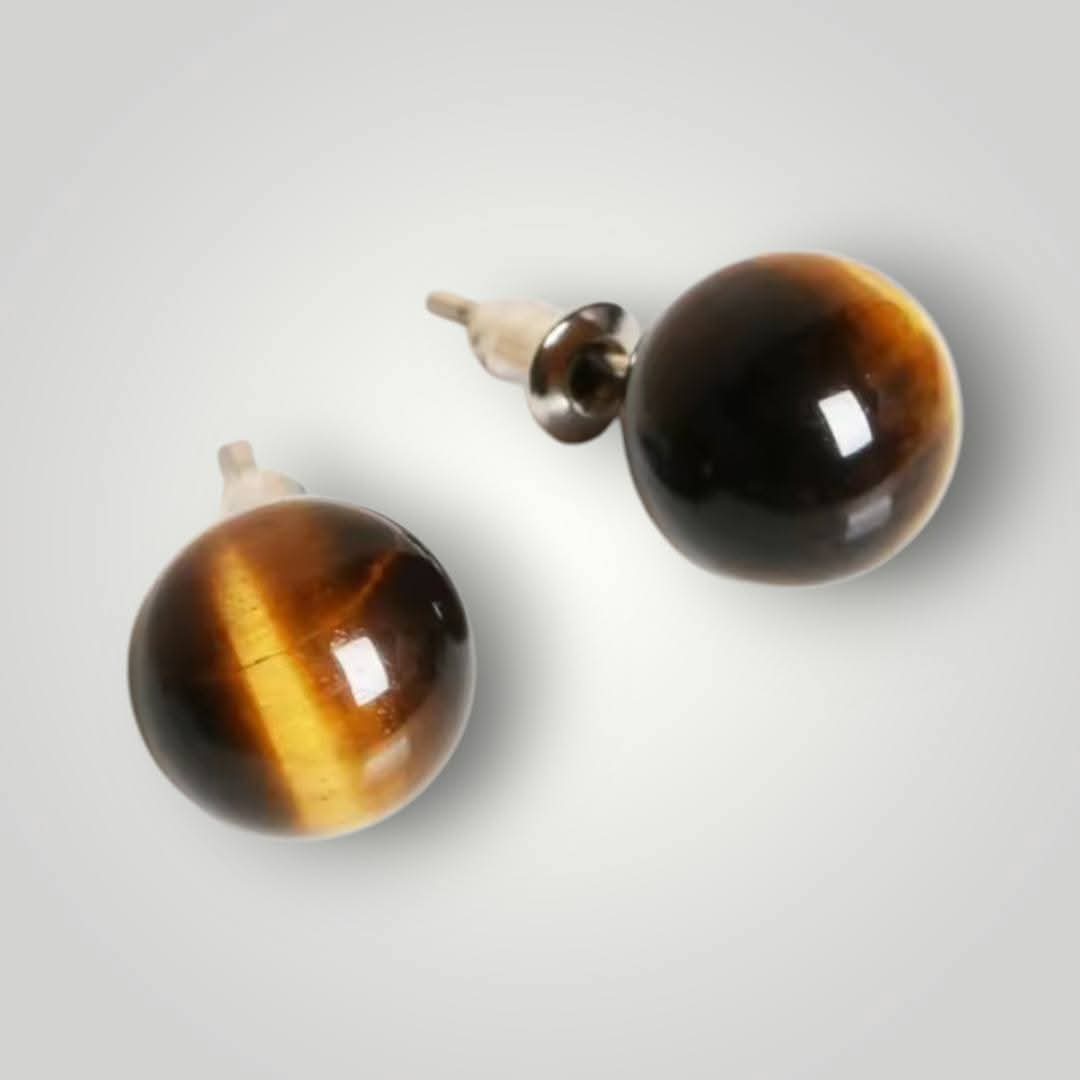 ✨ Puces d’oreilles en pierres naturelles