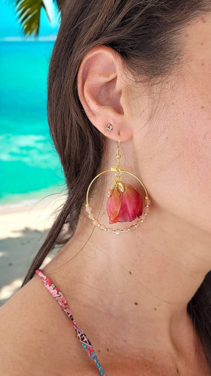 Boucles “Fleurs Bohèmes”